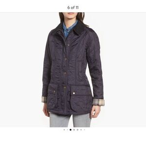 Barbour Women's Quilted Utility Jacket - Dark Blue